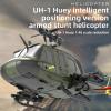 C032 UH-1 Huey Remote Control Helicopter, 1/48 Scale Flybarless RC Helicopter for Adults with Optical Flow Positioning with Altitude Hold & Optical Flow, Gift for Military Enthusiasts(Yellow) view 2