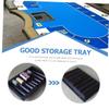 Kisangel 2pcs Organize Poker Chips Poker Chip Tray Plastic Table Holder Dealer Storage view 3
