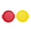 BESPORTBLE 4 Pack Boys and Girls Beach Sieve Toy Sand Mesh Strainer Lightweight Plastic Sieve Handheld Strainer Toy for Sand and Beach Play view 1