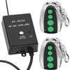 ERM12 External Receiver and M12 Remote Transmitters Gate Openers for Automatic Swing Sliding Gate, 4-Button Gate Remote Operator 433,92MHz for Lockmaster to/pens Casar (M12 Remote 2PC+ERM12 Receiver) view 1