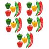 ULTECHNOVO 25pcs Simulated Chili Fake Pepper Models Decorative Props for Party and Photography view 1