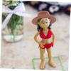 BESPORTBLE 20pcs Mini Jazz Hats for Dolls Cute Miniature Western Accessories for Pretend Play Dress up and Dollhouse Decoration Fun Mini Hats for Boys and Girls view 2