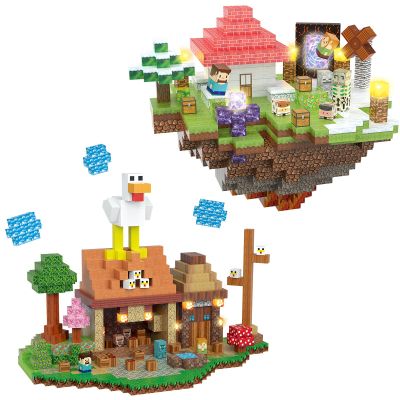 AIDYVOI 320PCS Magnetic Building Toys Bundle of 2, 120PCS + 200PCS