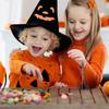 1:12 Scale Halloween Cauldron, Mini Cauldron with Stand Alloy Witch Black Pot with Handle for Dollhouse Decor, Halloween Party Favor view 3