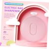 Baby Electric Nail Care Trimmer Set with Replacement Heads, Pink view 3