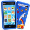Kids Toys Smart Phone, 3.97" Touchscreen, Dual Camera with Stickers, 220+ Educational Puzzle Games, Toddler Learning Toys with Parental Control, Birthday Gifts for Kids Age 3-12 view 1