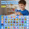 Kids Toys Smart Phone, 3.97" Touchscreen, Dual Camera with Stickers, 220+ Educational Puzzle Games, Toddler Learning Toys with Parental Control, Birthday Gifts for Kids Age 3-12 view 2