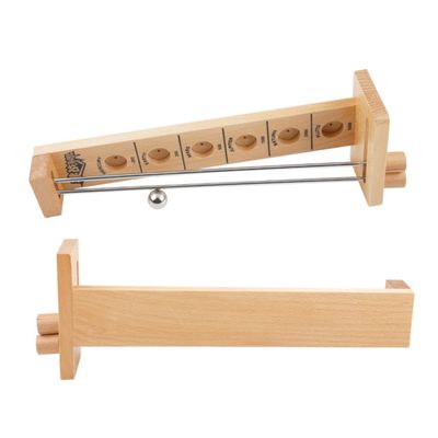 Toddmomy 1pc Clamping Steel Ball Toy Educational Wooden Hand-Eye Coordination Trainer for Boys and Girls Intelligence Game to Enhance Balance and Sensory Skills