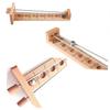 Toddmomy 1pc Clamping Steel Ball Toy Educational Wooden Hand-Eye Coordination Trainer for Boys and Girls Intelligence Game to Enhance Balance and Sensory Skills view 3