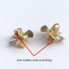 12mm Brass 4-Blade Propeller for RC Model Boats 2mm Shaft Hole  CW Or CCW Rotation Scale Ship DIY Upgrade Part(CCW) view 2