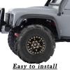 hopsupRC RC Full Brass 1.0in Beadlock RC Wheel RC Tires for 1/18 1/24 Trx4m Axial SCX24 RC Crawler, 1.0RC Metal Wheel Hub Rim RC Truck Tires 4pcs view 4