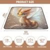 Flradish Dragon Baby Play Mat, Waterproof & Non-Slip Playpen Mat 50" X 50" Soft Foldable Crawling Mat Playing for Infants and Toddlers view 3