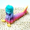 6.69inch 3D Printed Mermaid Models,Flexible Joint Animal lacertid Figurines, Stress Relief, Fidget restlessness, ADHD Toys, Surprise Fantasy Gifts (Random) view 3
