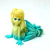 6.69inch 3D Printed Mermaid Models,Flexible Joint Animal lacertid Figurines, Stress Relief, Fidget restlessness, ADHD Toys, Surprise Fantasy Gifts (Random) view 4
