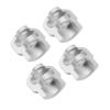 for Arrma 1/7 1/8 4PCS Aluminum Alloy Shock Cap Absorber Protector RC Car Upgrade Parts Accessories Replacement Parts RC Car Parts(Silver) view 1