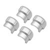 for Arrma 1/7 1/8 4PCS Aluminum Alloy Shock Cap Absorber Protector RC Car Upgrade Parts Accessories Replacement Parts RC Car Parts(Silver) view 2