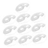 Alasum 10pcs Blank Paper Masks for Painting Masquerade Masks for Parties Carnivals and Crafting Activities view 1