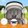 Rain Cover Compatible with Nuna Stroller - Waterproof Stroller Rain Cover, Windproof Travel Weather Shield, Durable Protect from Dust and Snow with Breathable, Travel Strollers Accessories view 3