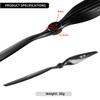 1Pack Carbon Fiber Electric Propeller for RC Model Airplane (19 * 10 in) view 2