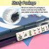 bestcool Black Mahjong Racks with Pushers Set of 4, Mahjong Tile Holders with Dice, Racks with Attached Pushers, Mahjong Accessories and Supplies for Women view 3