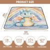 Flradish Watercolor Dragon Baby Play Mat, Waterproof & Non-Slip Playpen Mat 50" X 50" Soft Foldable Crawling Mat Playing for Infants and Toddlers view 3