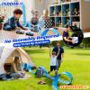 Flexible Race Track Toys for Kids: 15 Ft Flex Race Car Ramp Track with Suction Cups - Rolls Up Portable DIY Racetrack Compatible with Diecast 1/64th Cars Model - Birthday Gifts for Boys Girls Ages 3+ view 2