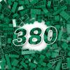 MALEKO Classic Bulk Building Blocks Accessories, 380 Pieces Mix Shape Bricks for Building-Compatible with All Major Brands(Green) view 1