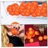 Vaguelly 50pcs Openable Raffle for Lottery Games Plastic Lottery for Events Parties and Celebrations Fillable Game Props Orange and White view 3