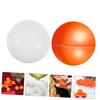 Vaguelly 50pcs Openable Raffle for Lottery Games Plastic Lottery for Events Parties and Celebrations Fillable Game Props Orange and White view 4