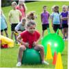 SUPVOX Interactive Household Jumping Ball Toy for Boys and Girls Inflatable PVC Bouncy Ball Handle Great for Indoor and Balance Training Fun Activities view 4