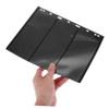 Zerodeko 10pcs Double-sided Stamp Album Inserts Standard Pages Three Rows for Collectors for Stamp Storage and Organization view 3