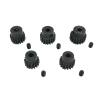 5pcs 48DP 3.175mm 16T-30T Optional Black Steel Metal Pinion Motor Gears for 1/10 Axial Scx10 RC Model Car Motor(48DP 16T-20T) view 1