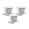 Angoily 3pcs SSR Heatsink Aluminum Cooling Fin Block Replacement Cooler Fin Heat Sink Block Heat Sink Adapter view 1
