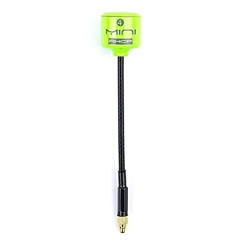 TYXTTGY Drone 5.8G 4 RHCP Antenna - 2.8Dbi High Gain for FPV RC Drone SMA/RP-SMA/MMCX/UFL Part(Straight MMCX Green)