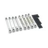 AQWBTYD RC Car Upgrade Parts for MN D90 D96 MN98 MN99S MN45 1/12 RC Upgrades Parts Accessories Metal for Chassis Link Rod Pull Rod Tie Rod Linkage Modified Parts(White) view 1