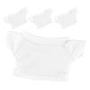 Gatuida 4pcs Miniature Bear Costume T-Shirt Stuffed Animal Plush Doll Clothing for Decor view 1