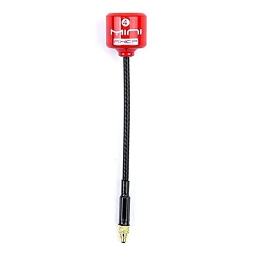 TYXTTGY Drone 5.8G 4 RHCP Antenna - 2.8Dbi High Gain for FPV RC Drone SMA/RP-SMA/MMCX/UFL Part(Straight MMCX Red)