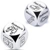 2Pcs Date Night Decision Dice Date Night Gift for Boyfriend Girlfriend Food Dice Valentine Gifts for Him Her Anniversary Day Gifts for Wife Husband Wedding Birthday Bachelorette for Bride view 1