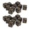 20 PCS 16mm 6 Sided Number Dice Set | Black Lightweight Sturdy Dice for Table Games/Math Education | Hard - Wearing Plastic Dice for Classroom/Board Games view 2