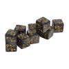 20 PCS 16mm 6 Sided Number Dice Set | Black Lightweight Sturdy Dice for Table Games/Math Education | Hard - Wearing Plastic Dice for Classroom/Board Games view 4