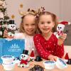 AWHETIE 10 Pack Stocking Stuffers for Kids,Christmas Crafts for Kids Bulk,Build a Snowman Crafts Kit Modeling Clay,Christmas Stocking Stuffers Gifts Activities for Boys Girls view 2