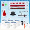 AWHETIE 10 Pack Stocking Stuffers for Kids,Christmas Crafts for Kids Bulk,Build a Snowman Crafts Kit Modeling Clay,Christmas Stocking Stuffers Gifts Activities for Boys Girls view 4
