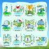 12 Pcs Golf Birthday Party Decoration 1st Hole in One Honeycomb Table Centerpieces Green White Golf Table Decoration Topper Birthday Party Favors Supplies view 2