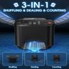 2025 New 2-in-1 Automatic Card Shuffler and Dealer with 4 drawing remotes and 1 Deck Waterproof Premium Playing Cards,360 Rotating Dealing Machine,UltraQuiet,Support 12 Players for UNO,Texas Hold'em view 2