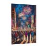 BEAROWL Festive Night Puzzle 1000 Pieces, Oil Painting Styles City Fireworks, Vibrant Design, Adult Wooden Puzzles, Challenging Brain Exercise, Relaxing, Gift for Friends and Family view 4