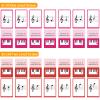 Basic Piano Theory Posters Set, 104 Double-Sided Piano Note Flash Cards and Piano Music Theory Poster, for Music Education and Beginners view 3