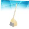 Ipetboom Boy Girl's Mini Broom Set Dustpan Yellow Cleaning Tools for Pretend Play for Boys and Girls Indoor and Outdoor Use Educational Housekeeping Toys view 4