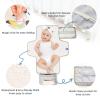 DUOBU Portable Diaper Changing Pad Foldable Baby Changing Mat with Built-in Pillow Waterproof Changing Pad for Newborn Girls Boys Panda with Duck view 3