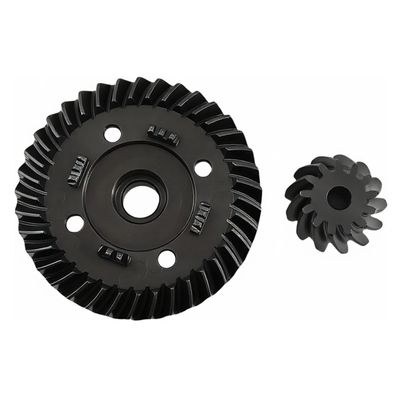 Steel Spiral Diff Ring Gear 37T & Pinion Gear 13T Set, Rear Differential Upgrade Parts for 1/10 Maxx RC Truck, Heavy Duty Metal Gears Replacement for Part #8977