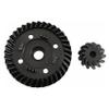 Steel Spiral Diff Ring Gear 37T & Pinion Gear 13T Set, Rear Differential Upgrade Parts for 1/10 Maxx RC Truck, Heavy Duty Metal Gears Replacement for Part #8977 view 1